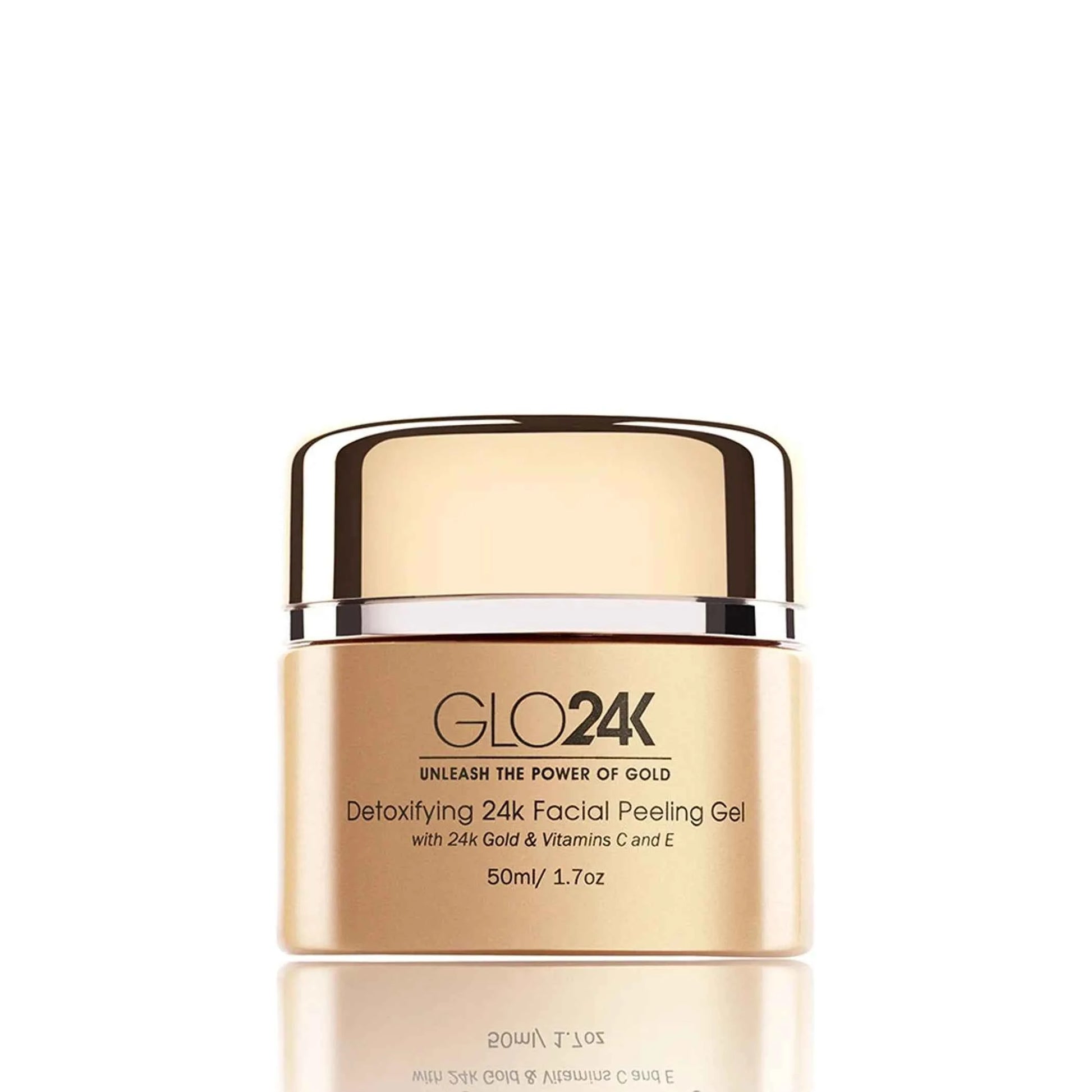 Detoxifying 24k Facial Peeling Gel with 24k Gold & Vitamins C and E - Perla Margherita