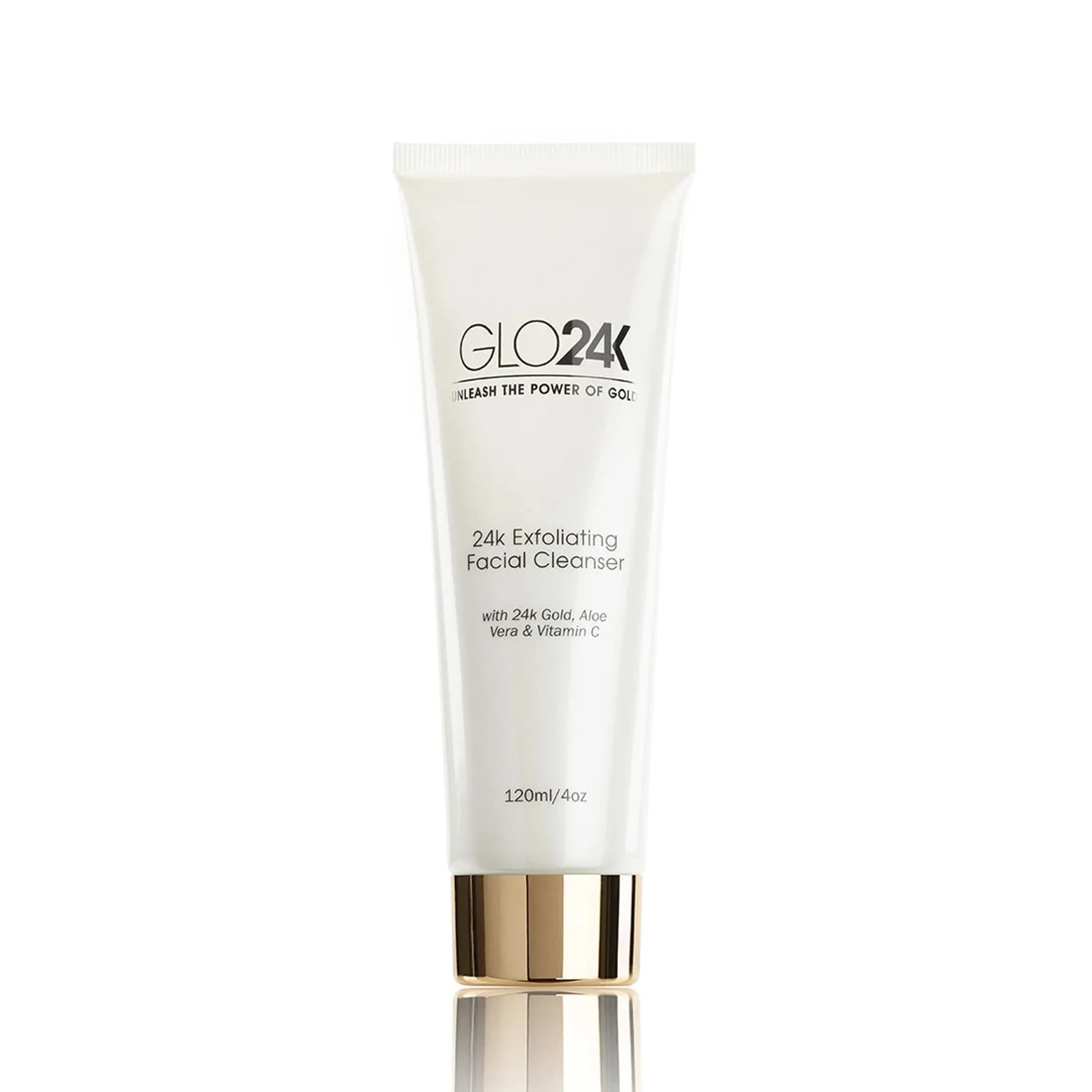 24k Gold Facial Cleanser with Aloe Vera & Vitamin C for Exfoliating Radiance - Perla Margherita