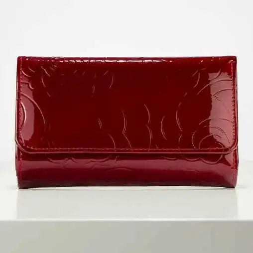 Leather Floral Womens Wallet - Multiple color - Perla Margherita