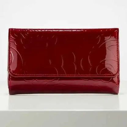 Leather Floral Womens Wallet - Multiple color - Perla Margherita