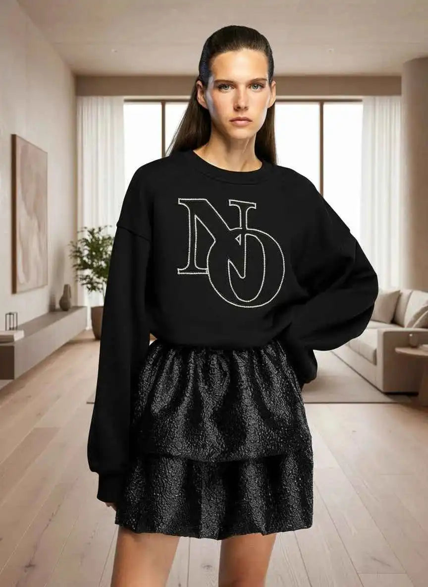 Tiered Balloon Mini Skirt - Perla Margherita