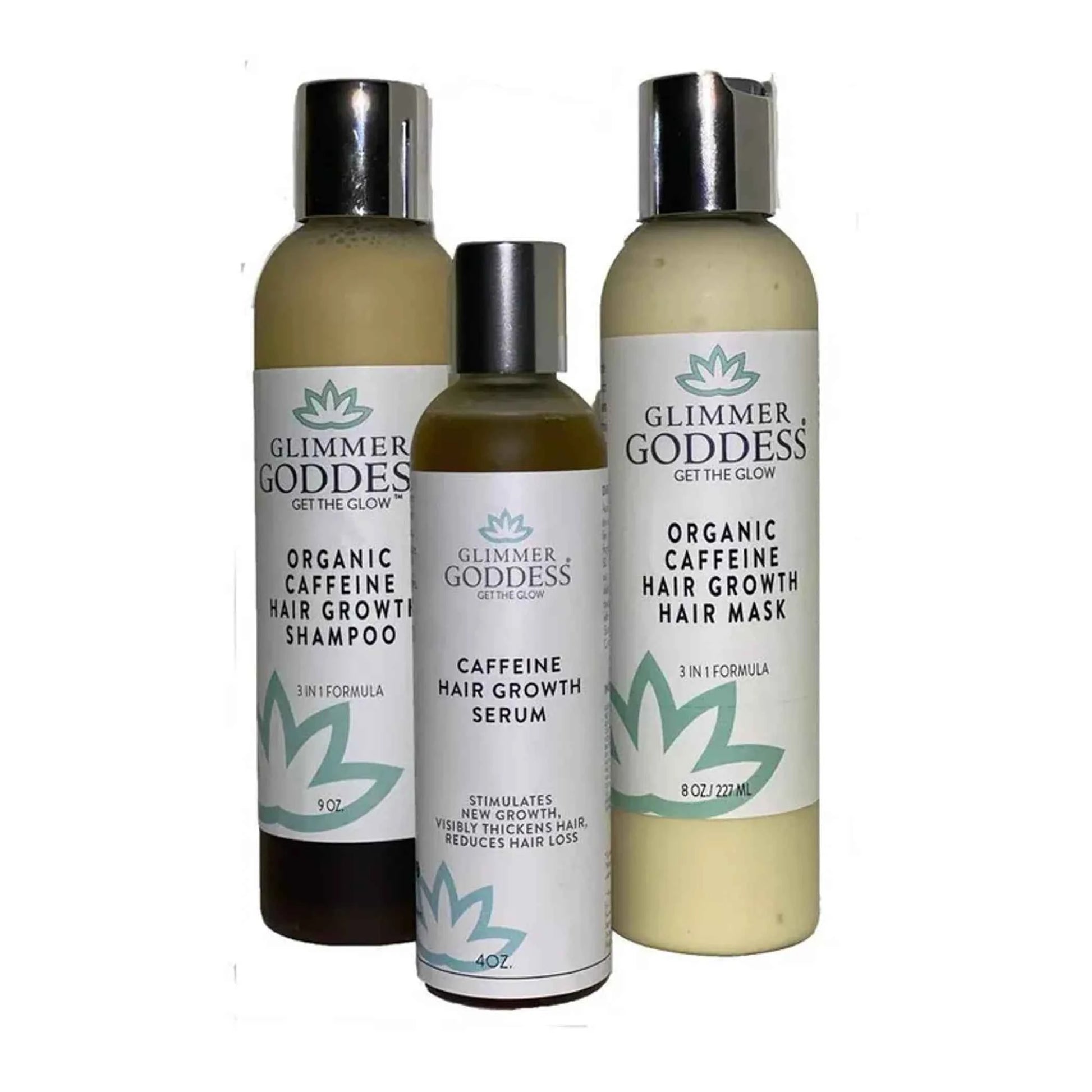 Organic Caffeine Hair Growth Trio - Perla Margherita