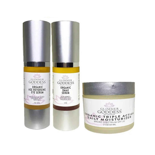 Organic Anti-Wrinkle Kit - Rejuvenate, Tighten, Brighten & Moisturize - Perla Margherita