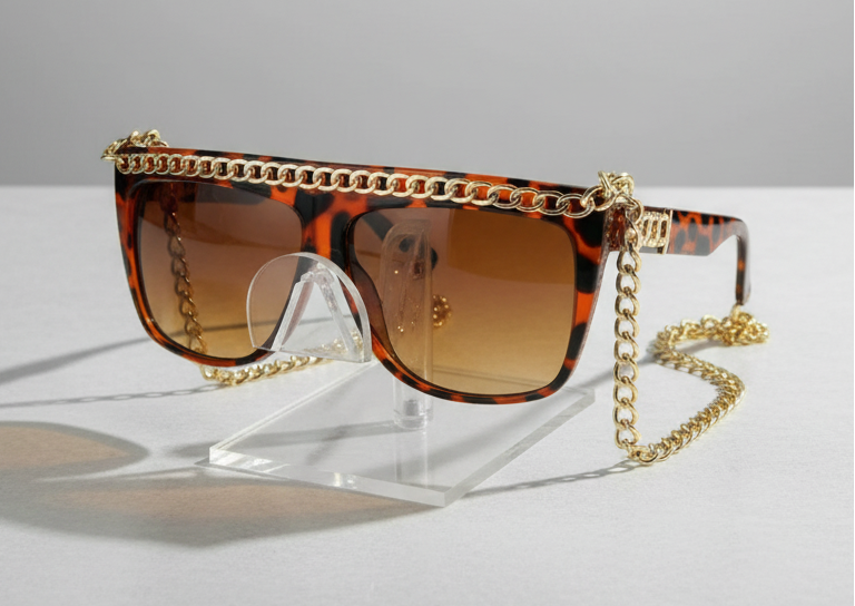 Chain Sunglasses - Trim Necklace - Perla Margherita