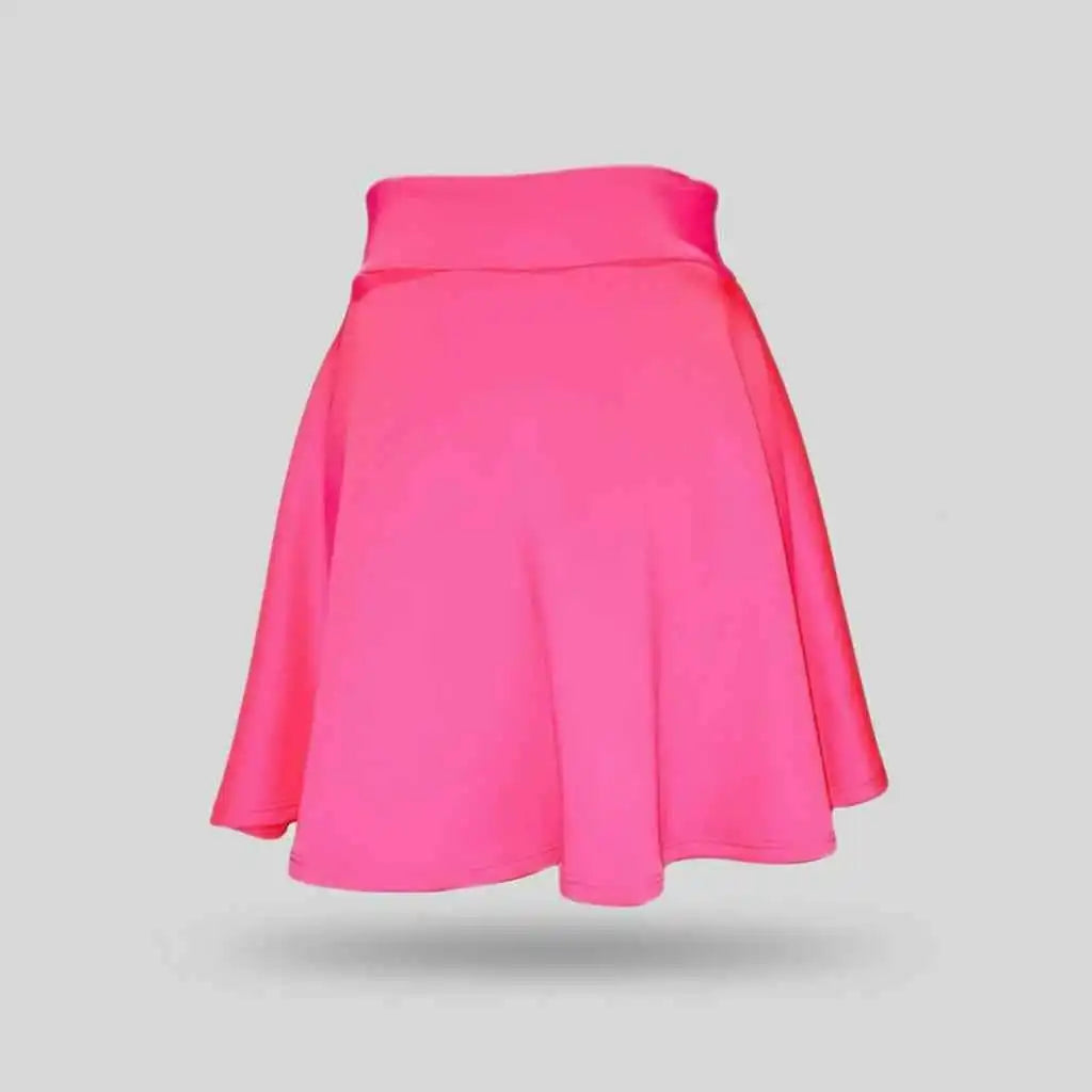 Skater Skirt - Pleated Hot Pink