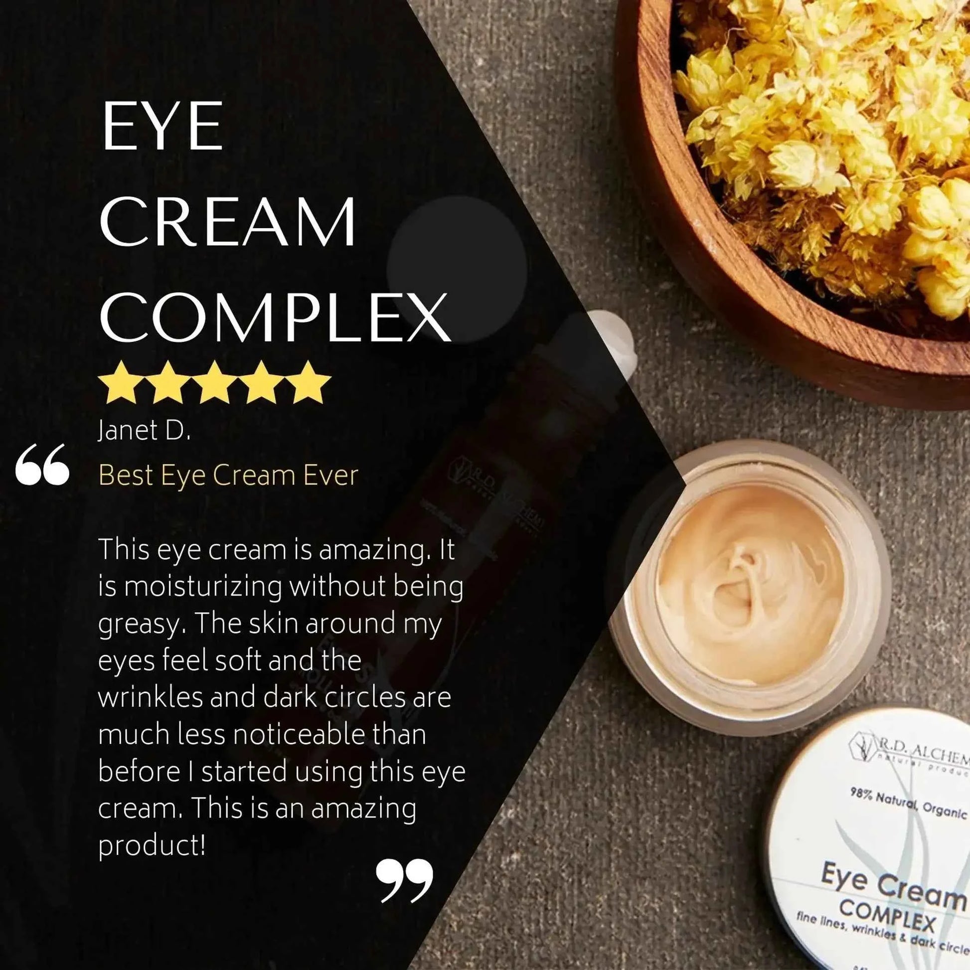 Eye Cream for Dark Circles - Rejuvenating Eye Care Complex - Perla Margherita