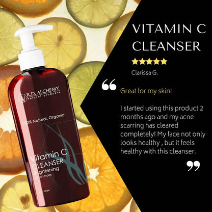Vitamin C Facial Cleanser for Radiant, Glowing Skin - Perla Margherita