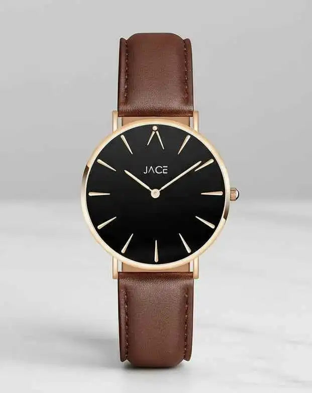 Womens Leather Band Watch - BRUSSELS - Perla Margherita