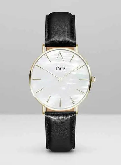 Womens Leather Band Watch - MILAN - Perla Margherita