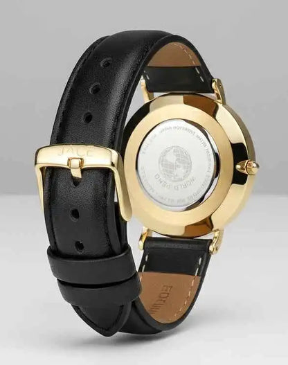 Womens Leather Band Watch - MILAN - Perla Margherita
